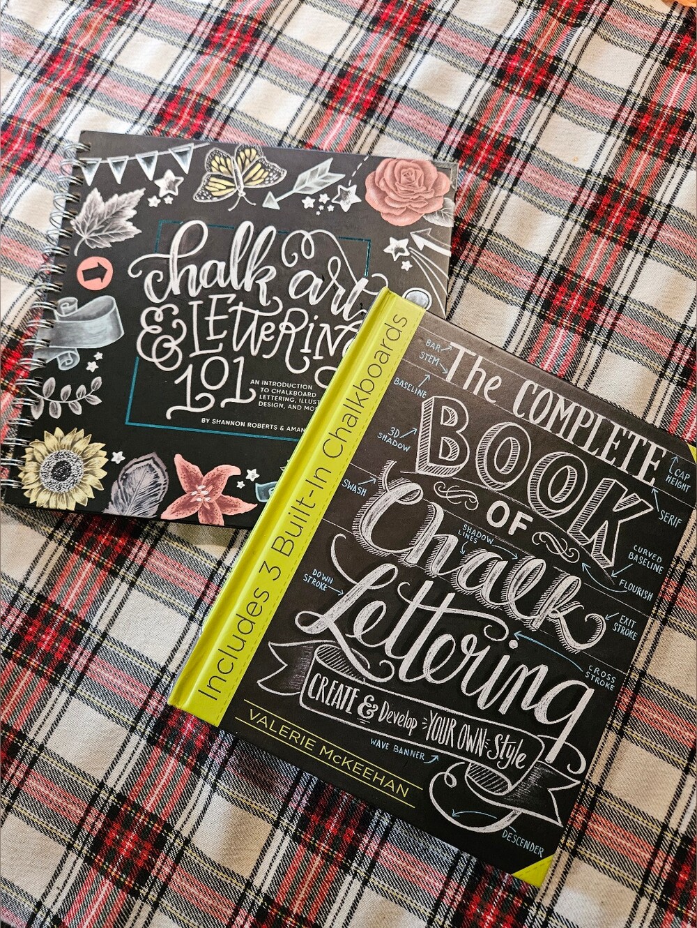 2 Chalk Art & Lettering Books